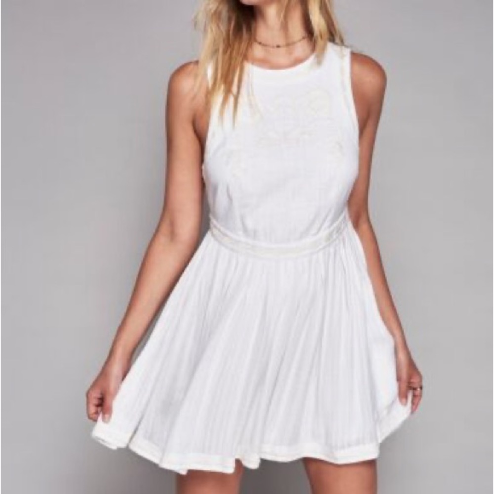 Free People- White Birds of A Feather Dress